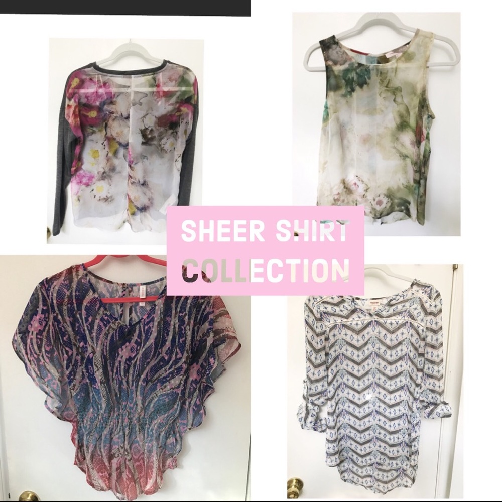 Sheer Shirt Collection Bundle